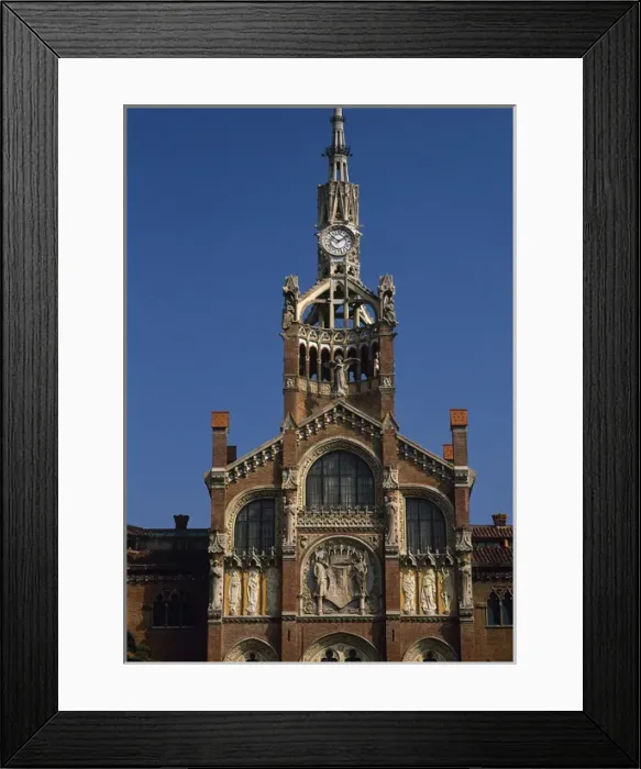 Framed Print : Hospital of the Holy Cross and Saint Paul. Barcelona. Spain Framed Print : Hospital of the Holy Cross and Saint Paul. Barcelona. Spain