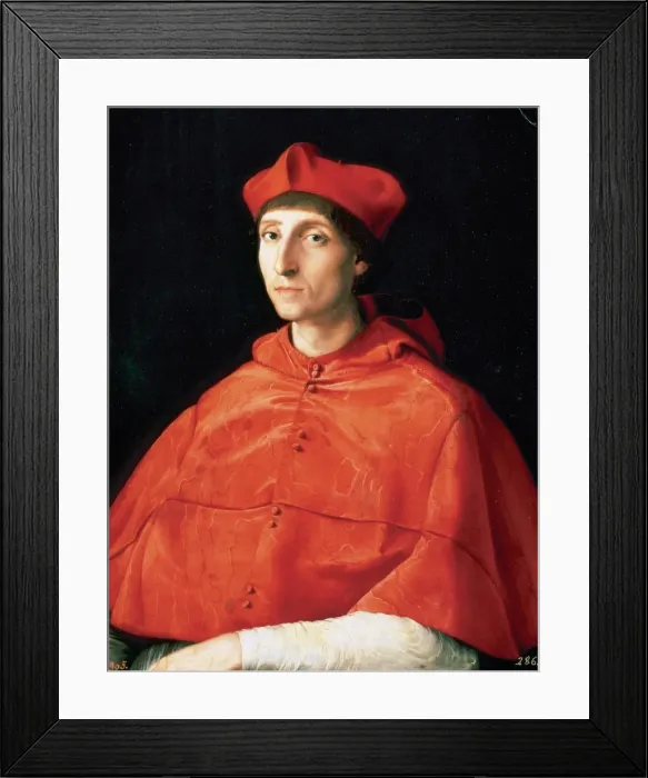 Framed Print : Raphael (1483-1520). Portrait of a Cardinal Framed Print : Raphael (1483-1520). Portrait of a Cardinal