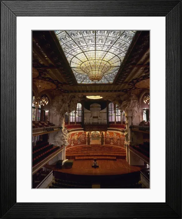 Framed Print : Palace of Catalan Music. Barcelona. Spain Framed Print : Palace of Catalan Music. Barcelona. Spain