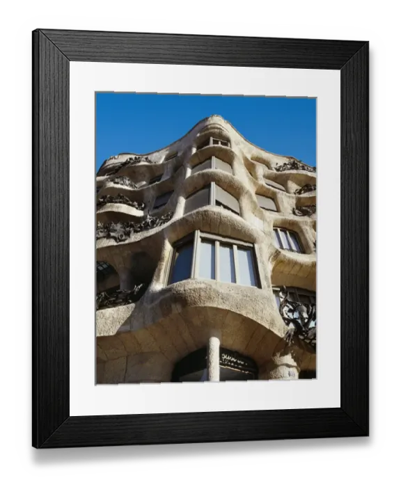 Framed Print : Mila House. Barcelona. Spain Framed Print : Mila House. Barcelona. Spain