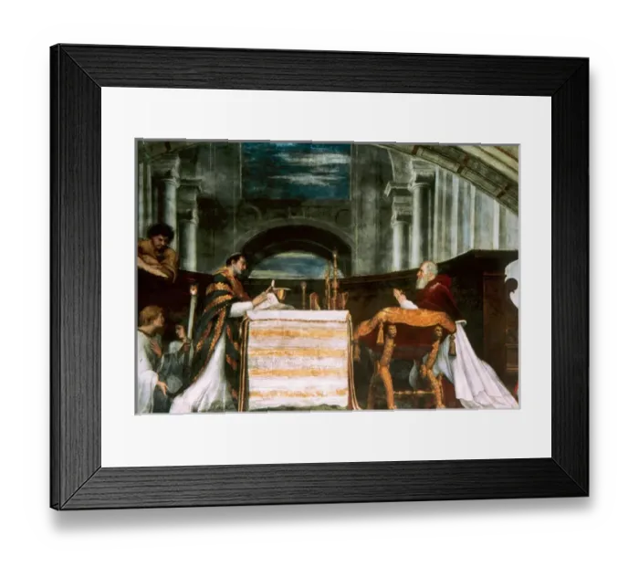 Framed Print : Raphael (1483-1520). Italian painter and architect. The Mass Framed Print : Raphael (1483-1520). Italian painter and architect. The Mass