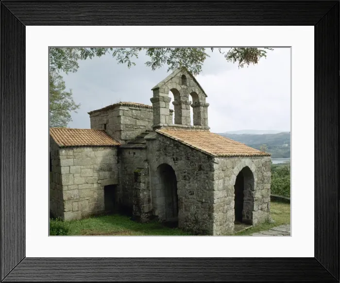 Framed Print : Spain. Galicia. Bande. Santa Comba Church Framed Print : Spain. Galicia. Bande. Santa Comba Church