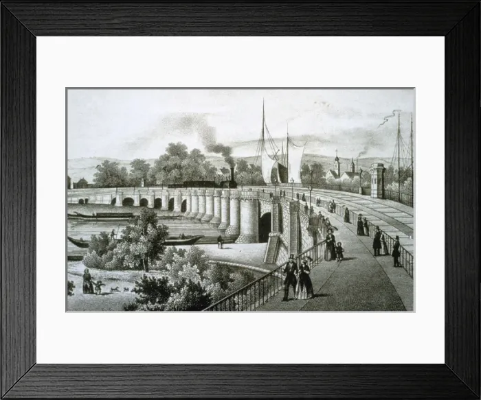 Framed Print : German Customs Union. 1834. Dresden Framed Print : German Customs Union. 1834. Dresden