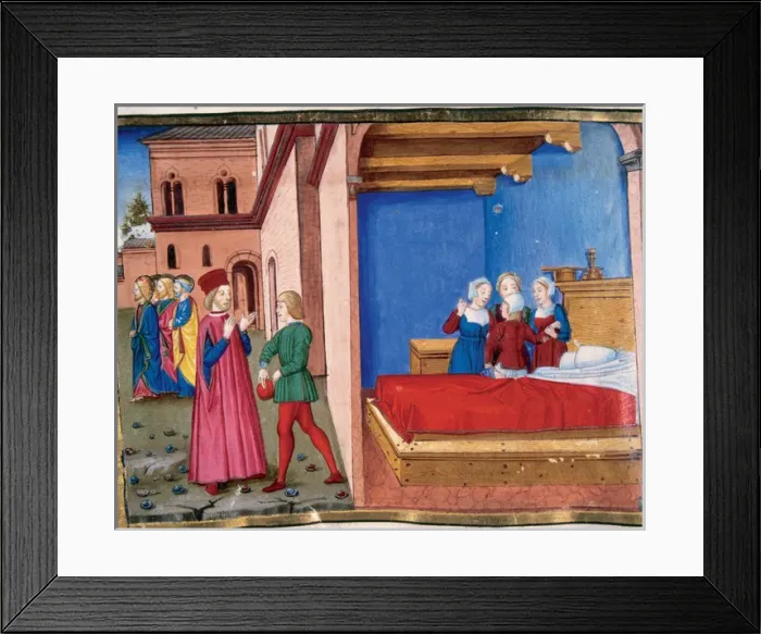 Framed Print : Jesus tells the Kings officer to come back home where he wi