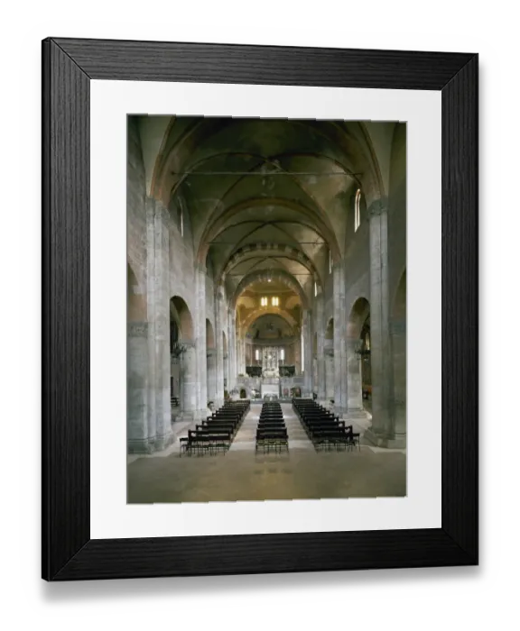 Framed Print : Church of Saint Peter in the Sky of Gold. Pavia. Italy Framed Print : Church of Saint Peter in the Sky of Gold. Pavia. Italy