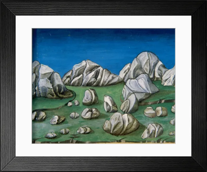 Framed Print : The End of the World and the Last Judgement. An earthquake w Framed Print : The End of the World and the Last Judgement. An earthquake w