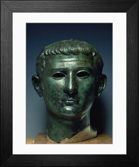 Framed Print : Tiberius. Roman emperor. Bust Framed Print : Tiberius. Roman emperor. Bust