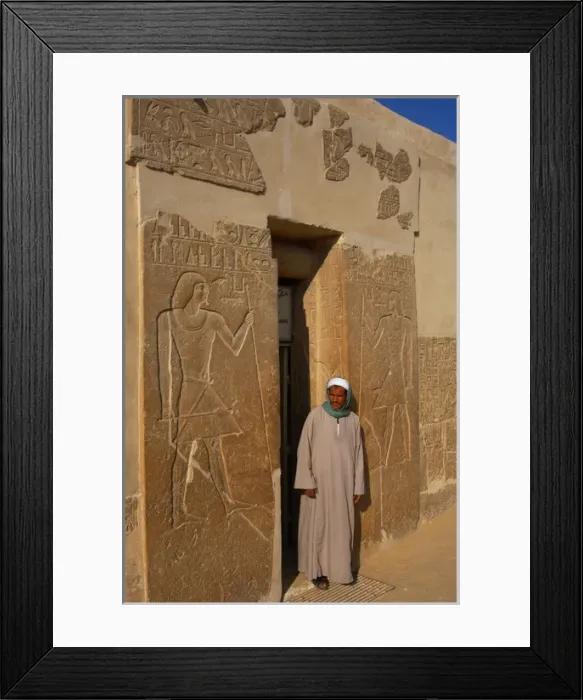 Framed Print : Mastaba of Kagemni. Saqqara. Egypt