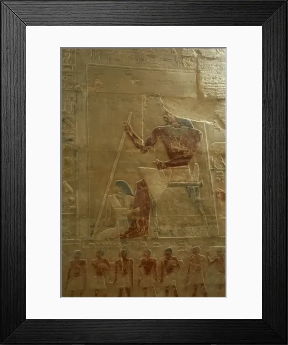 Framed Print : Mastaba of Ti. Interior. Egypt Framed Print : Mastaba of Ti. Interior. Egypt