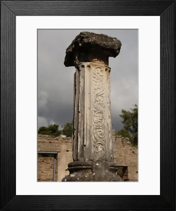 Framed Print : Greek Art. Phidias Workshop ruins. Olympia. Greece Framed Print : Greek Art. Phidias Workshop ruins. Olympia. Greece