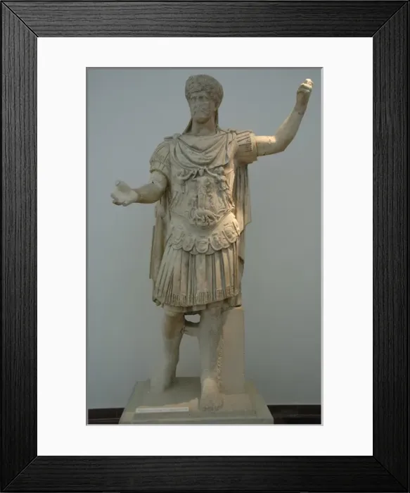 Framed Print : Publio Aelio Hadrian (76-138). Roman Emperor (117-138) Framed Print : Publio Aelio Hadrian (76-138). Roman Emperor (117-138)