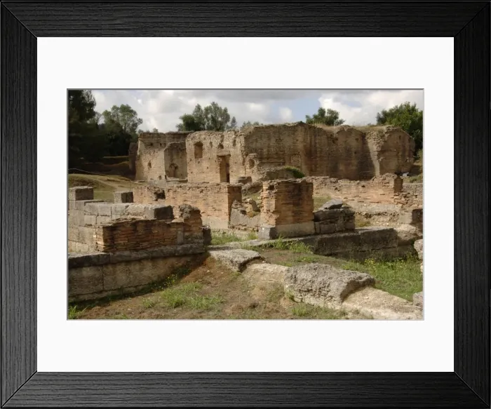 Framed Print : Greek Art. Leonidaion. Baths. Olympia. Greece Framed Print : Greek Art. Leonidaion. Baths. Olympia. Greece