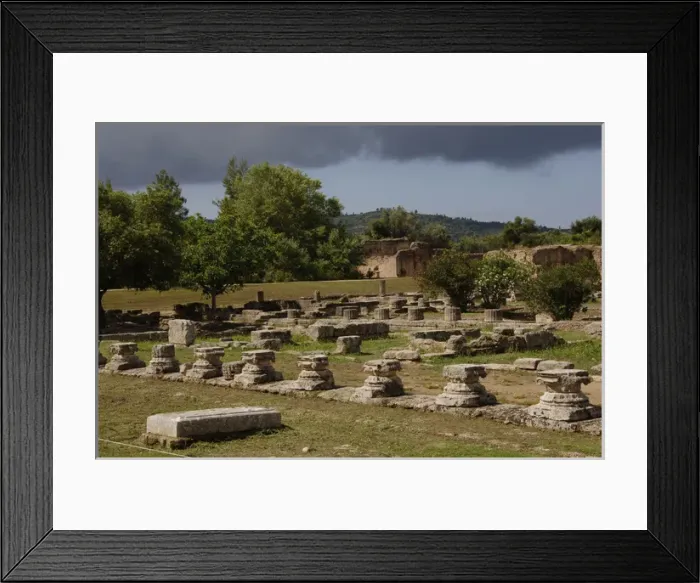 Framed Print : Greek Art. Leonidaion. Olympia. Greece Framed Print : Greek Art. Leonidaion. Olympia. Greece