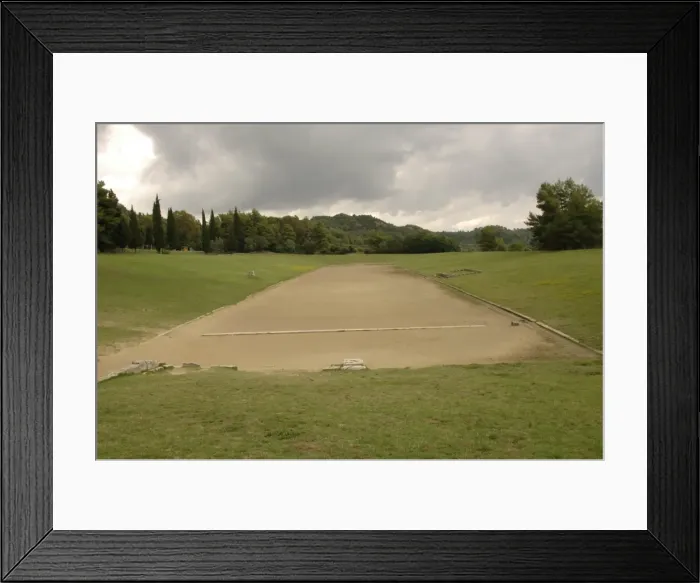 Framed Print : Olympia Stadium. Olympia. Ilia Province. Peloponnese region Framed Print : Olympia Stadium. Olympia. Ilia Province. Peloponnese region