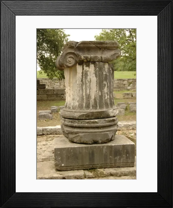 Framed Print : Ionic column Framed Print : Ionic column