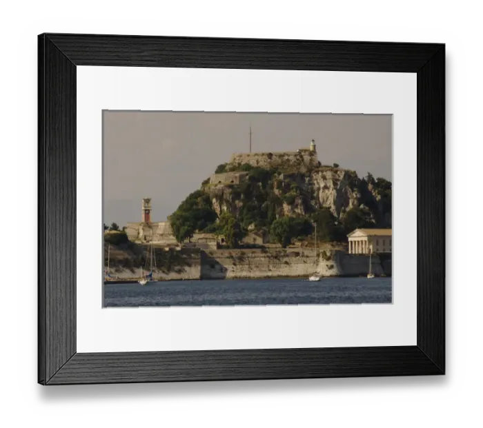 Framed Print : Greece. Corfu. Old Fort, built by the Venetians in the XVI c Framed Print : Greece. Corfu. Old Fort, built by the Venetians in the XVI c