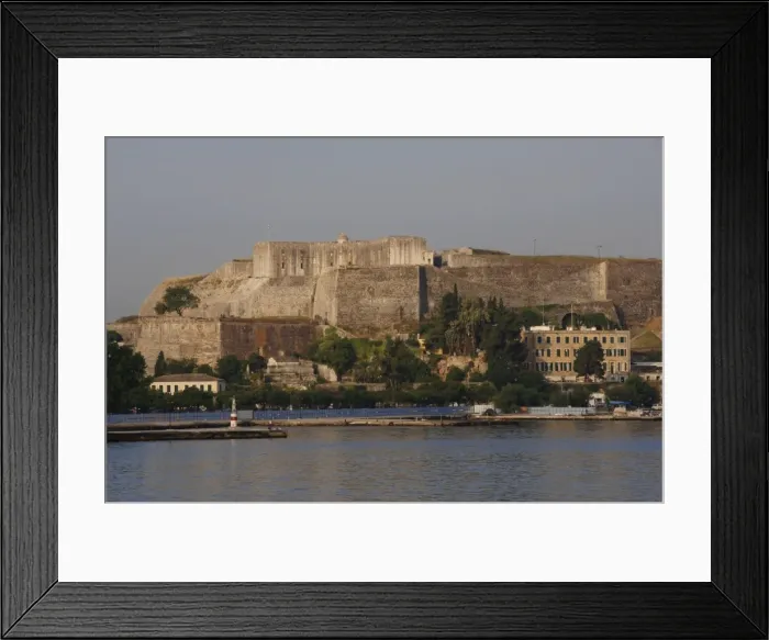 Framed Print : Greece. Corfu. New Fort, built by the Venetians in the XVI c Framed Print : Greece. Corfu. New Fort, built by the Venetians in the XVI c