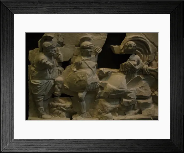 Framed Print : Frieze of the Basilica Emilia. Roman National Museum. Italy Framed Print : Frieze of the Basilica Emilia. Roman National Museum. Italy