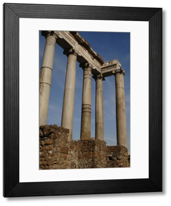 Framed Print : Italy. Rome. Temple of Saturn Framed Print : Italy. Rome. Temple of Saturn