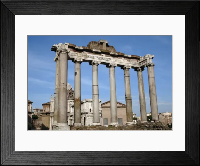 Framed Print : Italy. Rome. Temple of Saturn