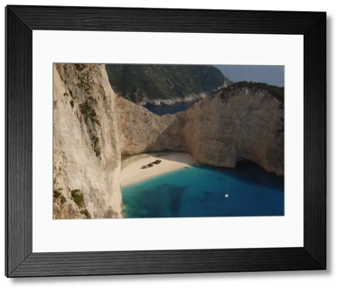 Framed Print : Greece. Zakynthos Island. Navagio Beach. Ionian Islands Framed Print : Greece. Zakynthos Island. Navagio Beach. Ionian Islands