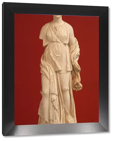 Greek Art. Greece. Artemis statue carved in Parian marble