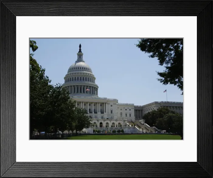 Framed Print : United States. Washington D. C. United States Capitol Framed Print : United States. Washington D. C. United States Capitol