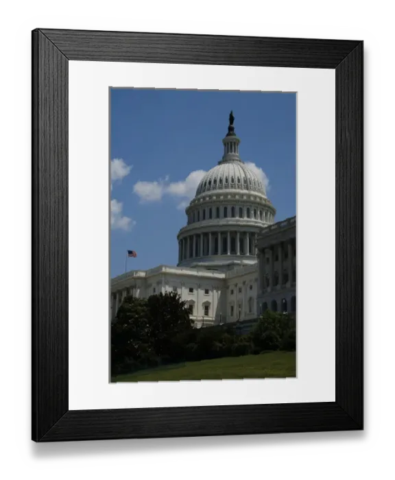 Framed Print : United States. Washington D. C. United States Capitol Framed Print : United States. Washington D. C. United States Capitol