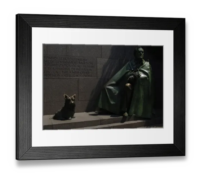 Framed Print : Franklin D. Roosevelt Memorial. United States Framed Print : Franklin D. Roosevelt Memorial. United States