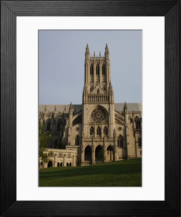 Framed Print : Washington National Cathedral. Washington D. C. United States Framed Print : Washington National Cathedral. Washington D. C. United States