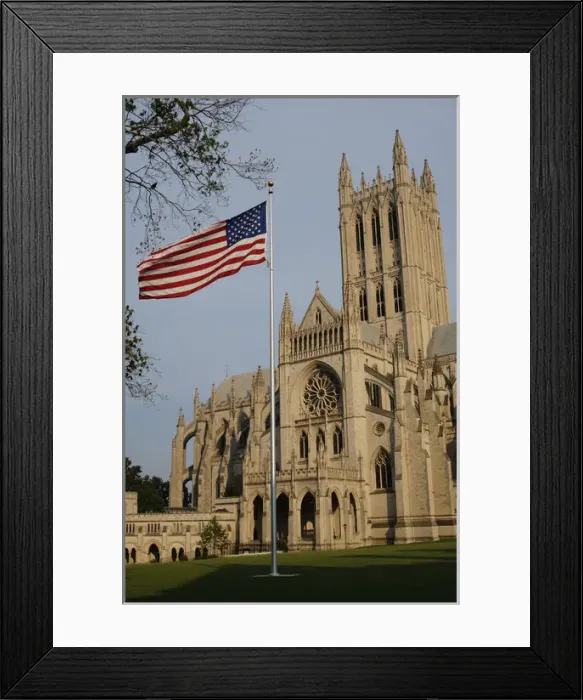 Framed Print : Washington National Cathedral. Washington D. C. United States Framed Print : Washington National Cathedral. Washington D. C. United States
