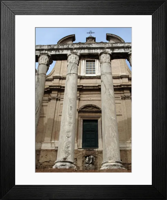 Framed Print : Temple of Antoninus and Faustina. Rome. Italy Framed Print : Temple of Antoninus and Faustina. Rome. Italy