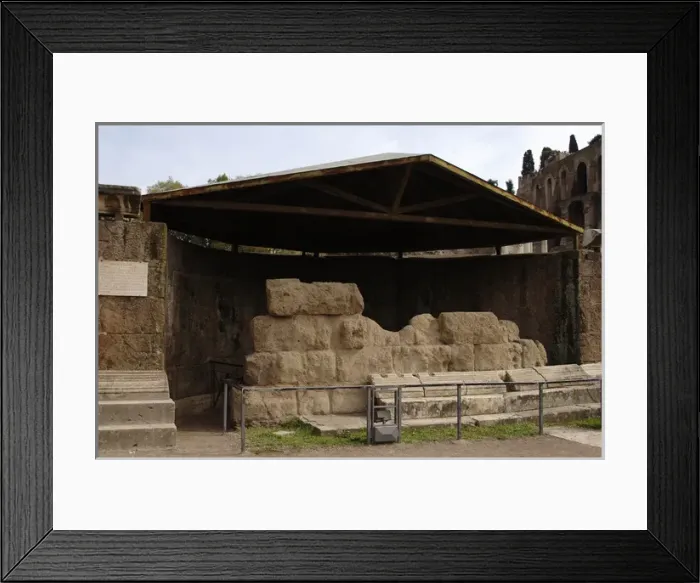 Framed Print : Place where Julius Caesar was cremated. Rome. Italy Framed Print : Place where Julius Caesar was cremated. Rome. Italy