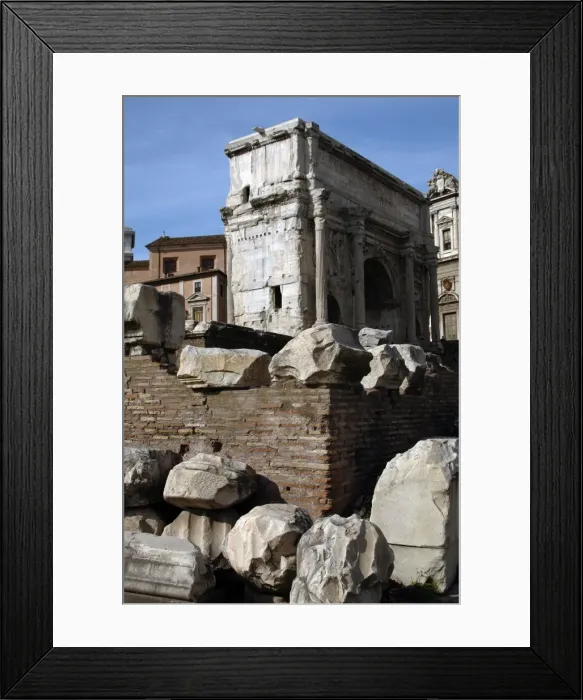 Framed Print : Italy. Rome. Arch of Septimius Severus