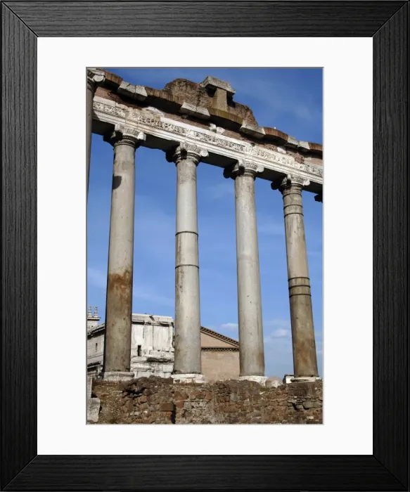 Framed Print : Italy. Rome. Temple of Saturn Framed Print : Italy. Rome. Temple of Saturn