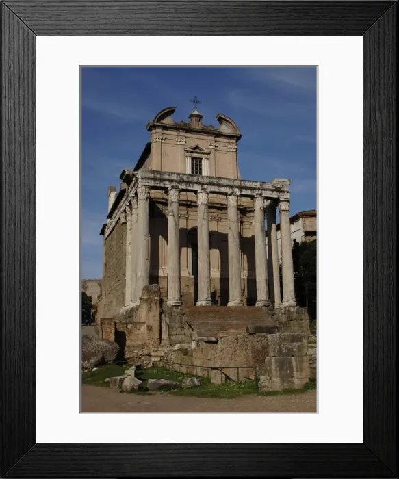 Framed Print : Temple of Antoninus and Faustina. Rome. Italy Framed Print : Temple of Antoninus and Faustina. Rome. Italy