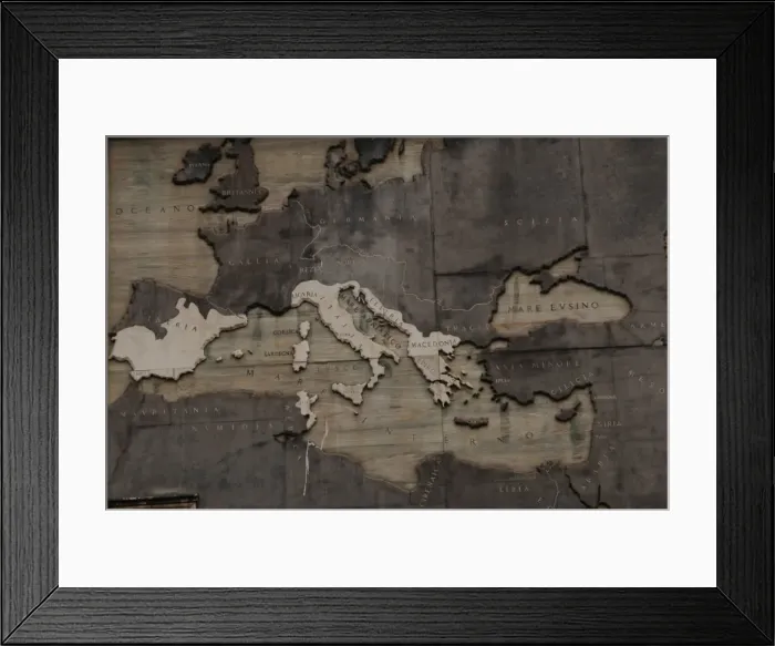 Framed Print : Relief map of the Roman Expansion. Rome. Italy Framed Print : Relief map of the Roman Expansion. Rome. Italy