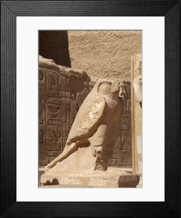 Framed Print : Egyptian art. Great Temple of Ramses II. Minor sculptures th Framed Print : Egyptian art. Great Temple of Ramses II. Minor sculptures th
