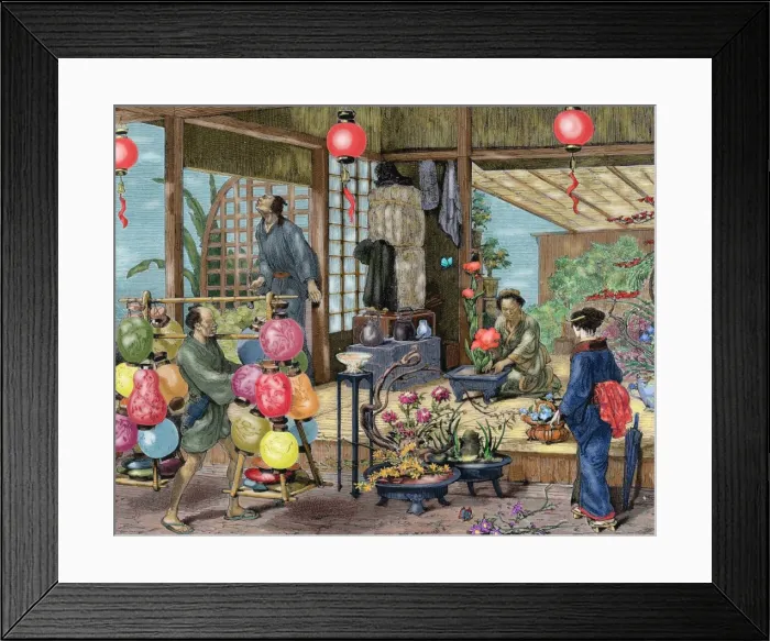 Framed Print : Japan. Florist Framed Print : Japan. Florist