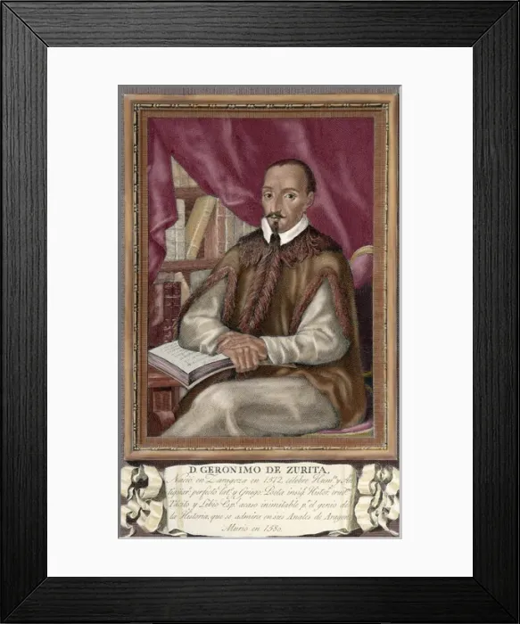 Framed Print : Jeronimo de Zurita y Castro (1512-1580). Spanish historian Framed Print : Jeronimo de Zurita y Castro (1512-1580). Spanish historian