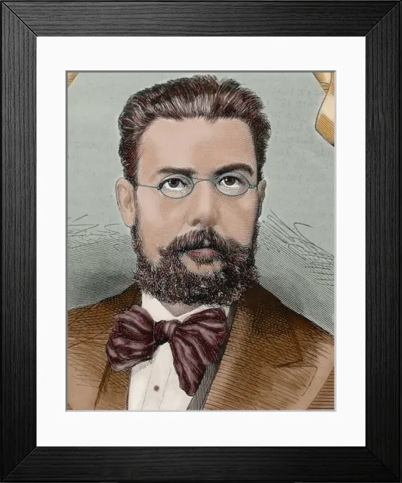 Framed Print : Francisco Perez Echevarr?=?a (1824-1884). Spanish writer. En Framed Print : Francisco Perez Echevarr?=?a (1824-1884). Spanish writer. En