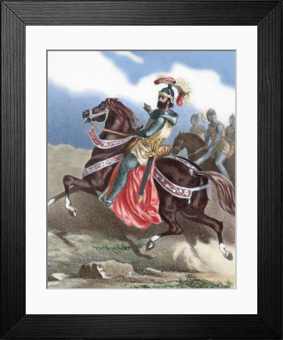 Framed Print : Sancho IV the Brave (1258-1295). King of Castile, Leon and G Framed Print : Sancho IV the Brave (1258-1295). King of Castile, Leon and G