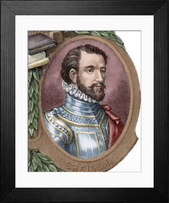Framed Print : Alonso de Ercilla (1533A?i?1594) Framed Print : Alonso de Ercilla (1533A?i?1594)