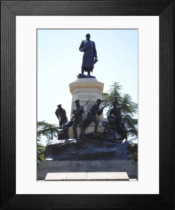 Framed Print : Ukraine. Sevastopol. Monument to Russian General Eduard Ivan Framed Print : Ukraine. Sevastopol. Monument to Russian General Eduard Ivan