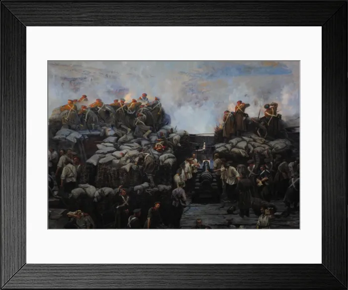 Framed Print : Crimean War (1853-1856). Siege of Sevastopol, 1854-1855, by Framed Print : Crimean War (1853-1856). Siege of Sevastopol, 1854-1855, by