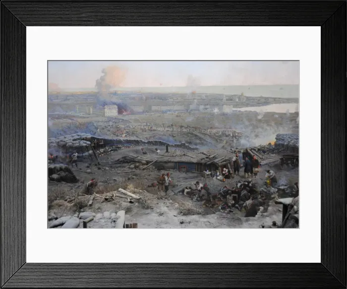 Framed Print : Crimean War (1853-1856). Siege of Sevastopol, 1854-1855, by Framed Print : Crimean War (1853-1856). Siege of Sevastopol, 1854-1855, by