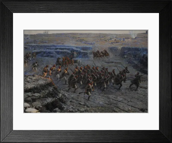 Framed Print : Crimean War (1853-1856). Siege of Sevastopol, 1854-1855, by Framed Print : Crimean War (1853-1856). Siege of Sevastopol, 1854-1855, by