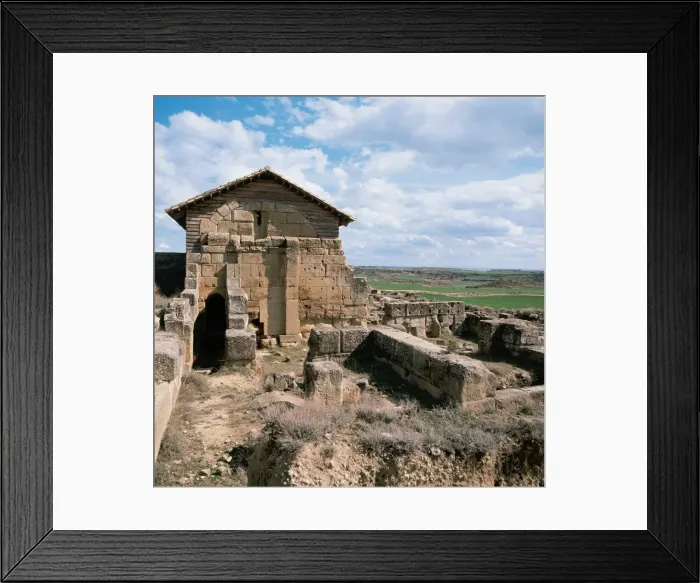 Framed Print : The site of Banales. Thermal baths. Uncastillo. Aragon. Spai Framed Print : The site of Banales. Thermal baths. Uncastillo. Aragon. Spai