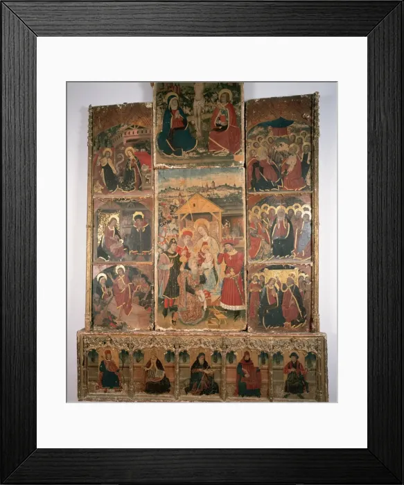 Framed Print : Altarpiece of the Epiphany. Calatayud. Spain Framed Print : Altarpiece of the Epiphany. Calatayud. Spain