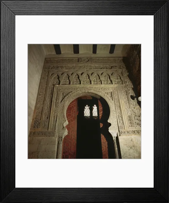 Framed Print : Aljaferia Palace. Detail. Zaragoza. Aragon. Spain Framed Print : Aljaferia Palace. Detail. Zaragoza. Aragon. Spain